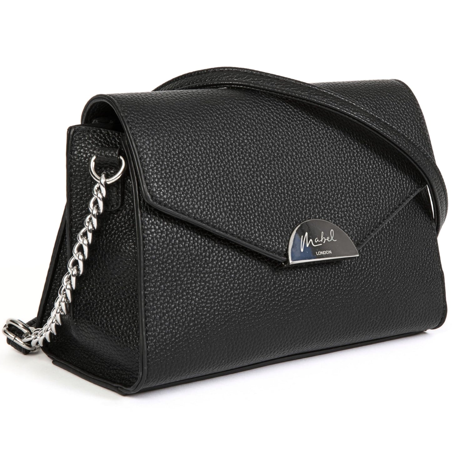Jessica - Vegan Leather Crossbody Messenger Bag with Tassel Detail & Zip Closure