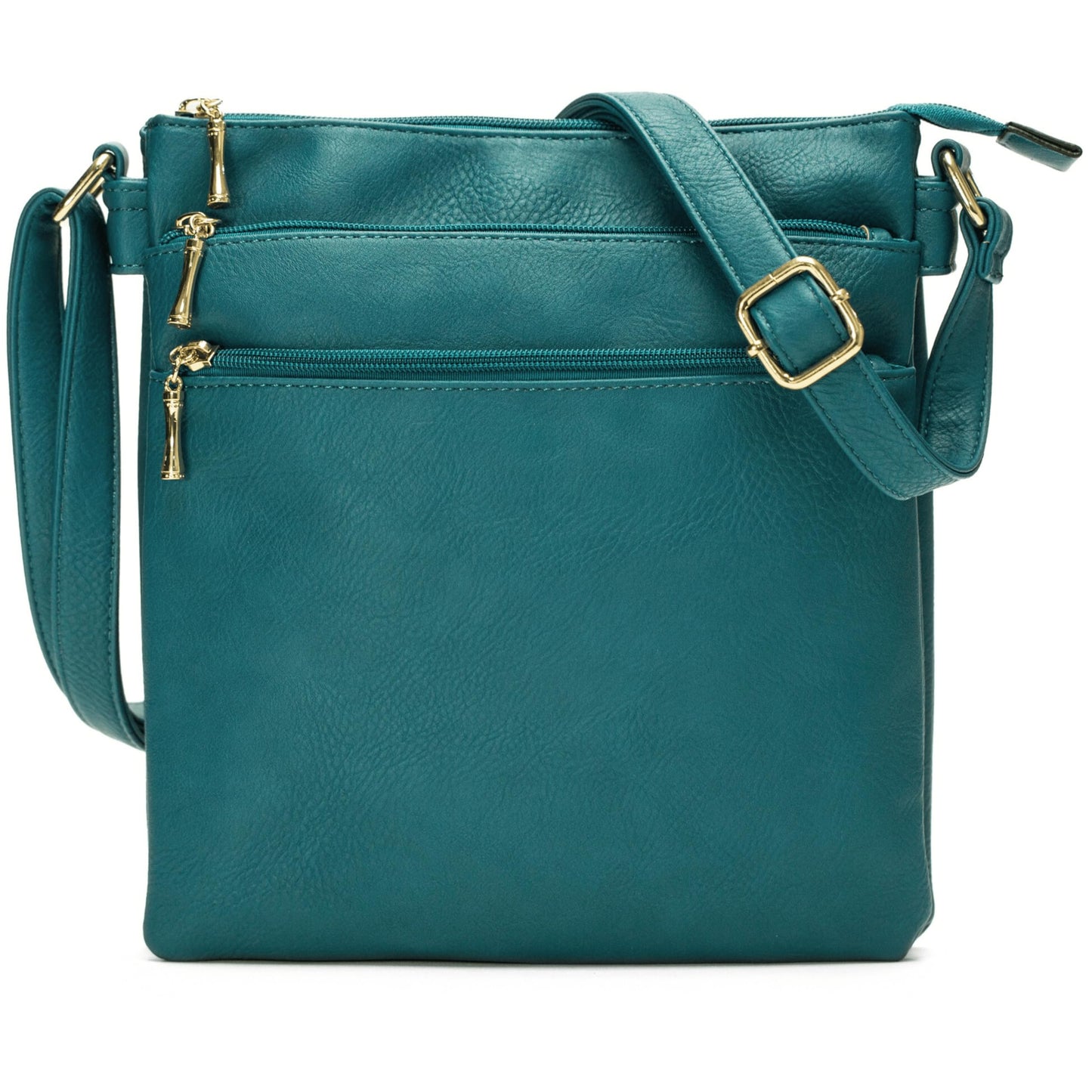 Jayden - Large Vegan Leather Shoulder Tote Bag with Zip Closure & Organised Interior