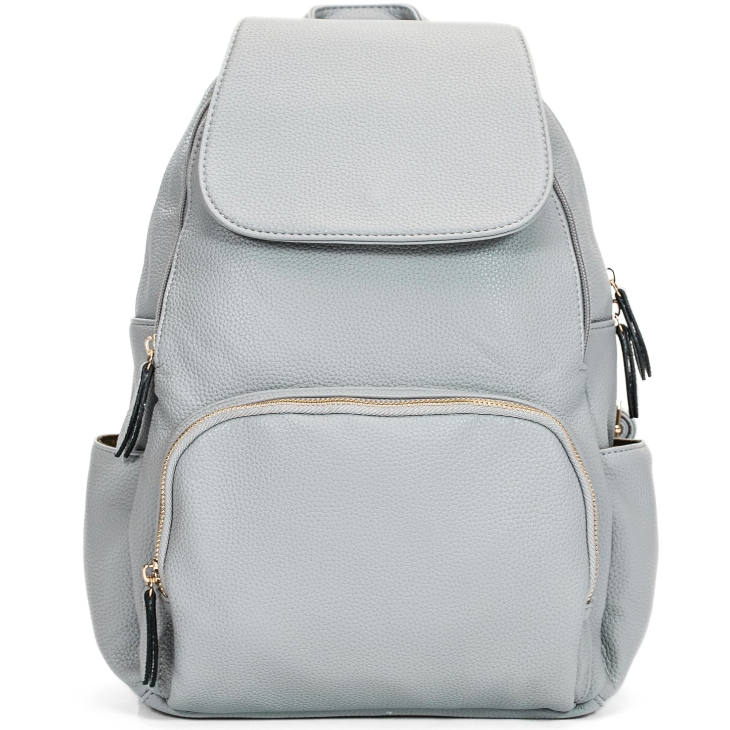 Jade - Large Vegan Leather Tote Shoulder Bag with Spacious Interior & Zip Pockets