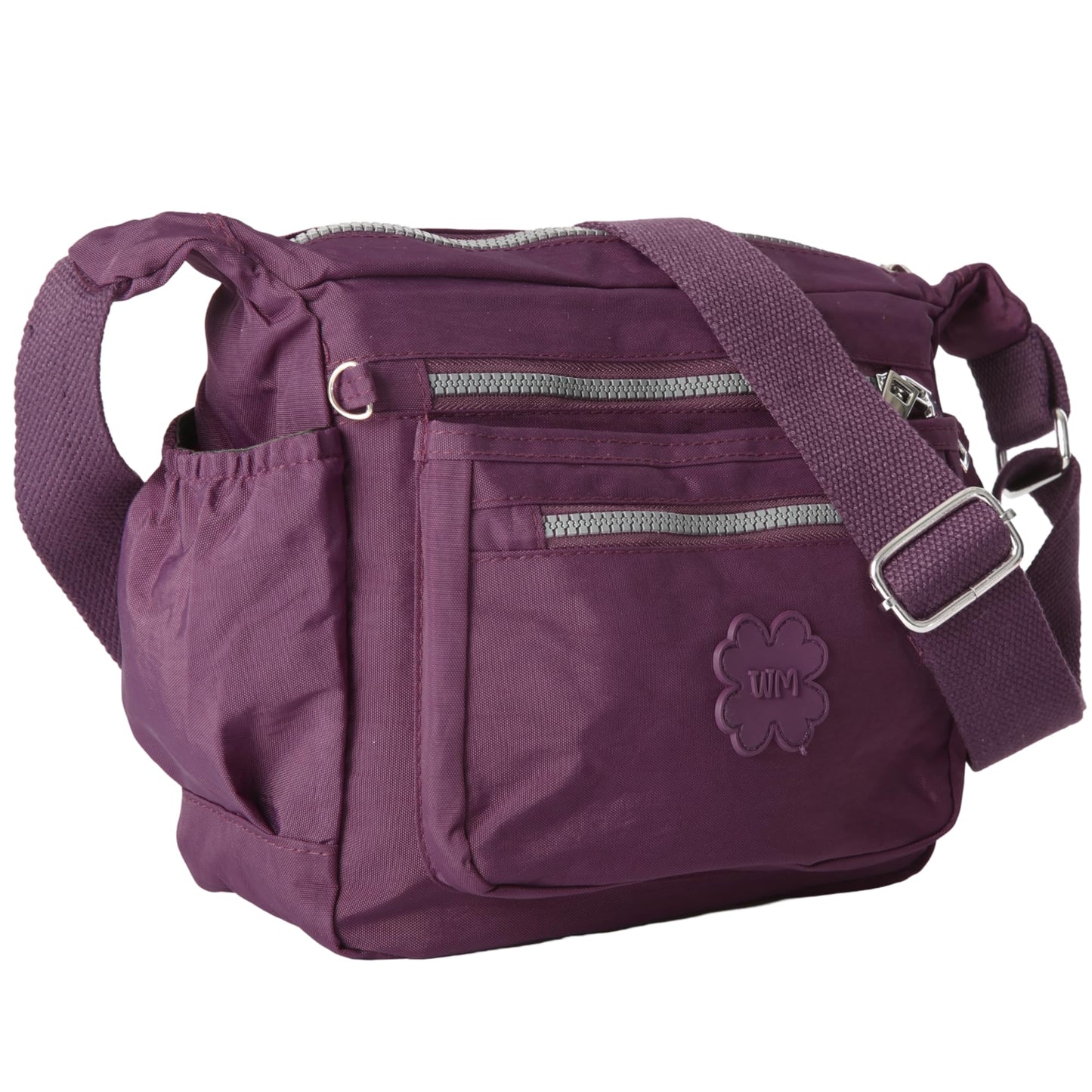 Poppy - Small Vegan Leather Crossbody Shoulder Bag with Tassel Detail & Zip Closure