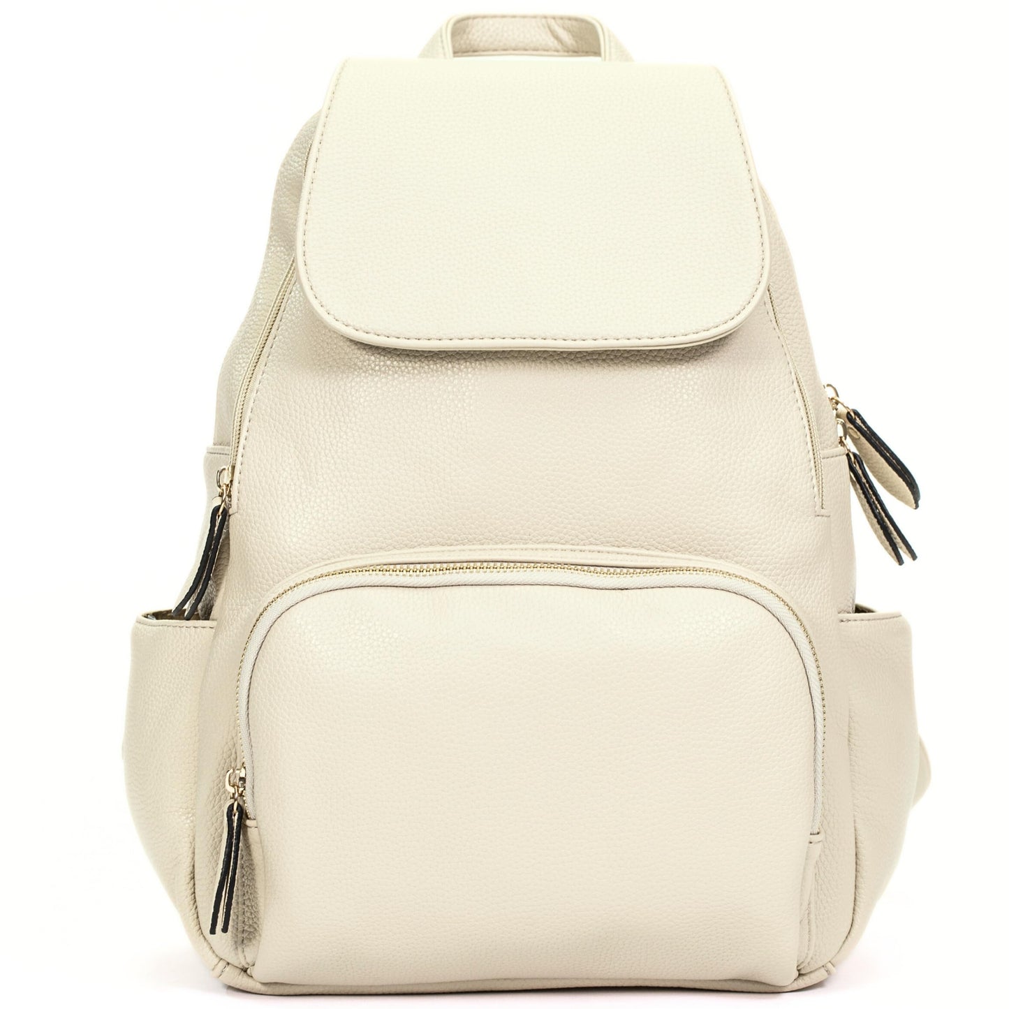 Jade - Large Vegan Leather Tote Shoulder Bag with Spacious Interior & Zip Pockets
