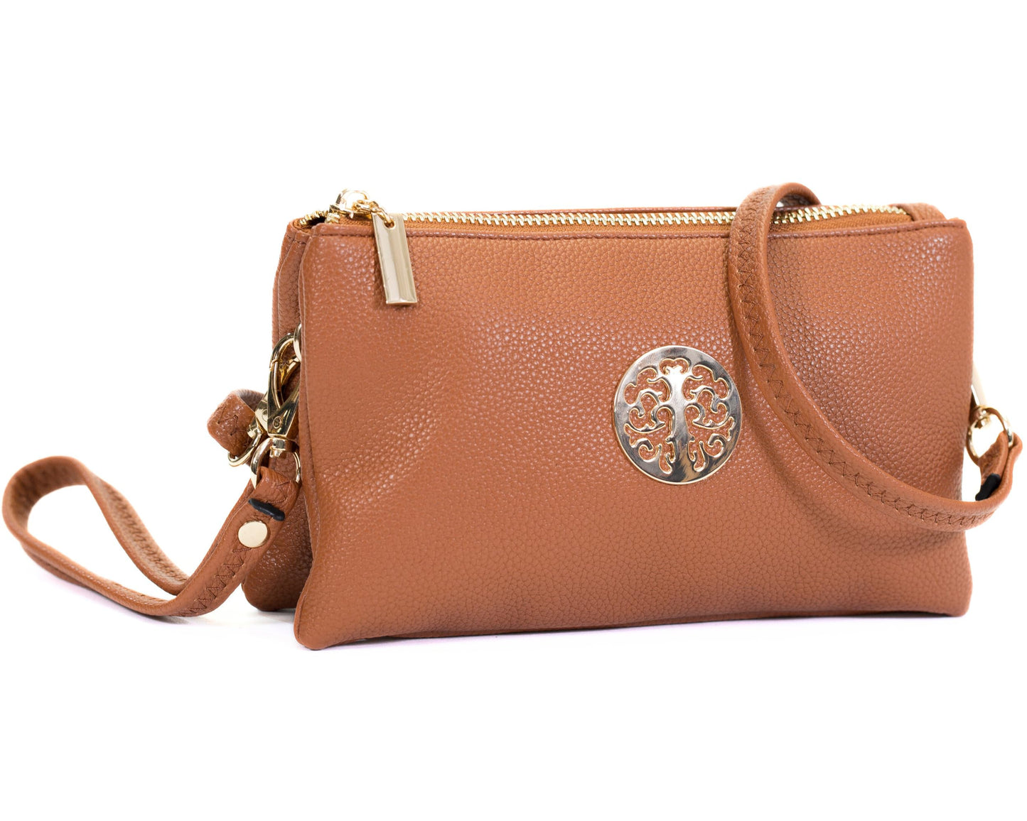 Ivy - Small Vegan Leather Mini Crossbody Phone Bag with Convertible Strap & Lightweight Design