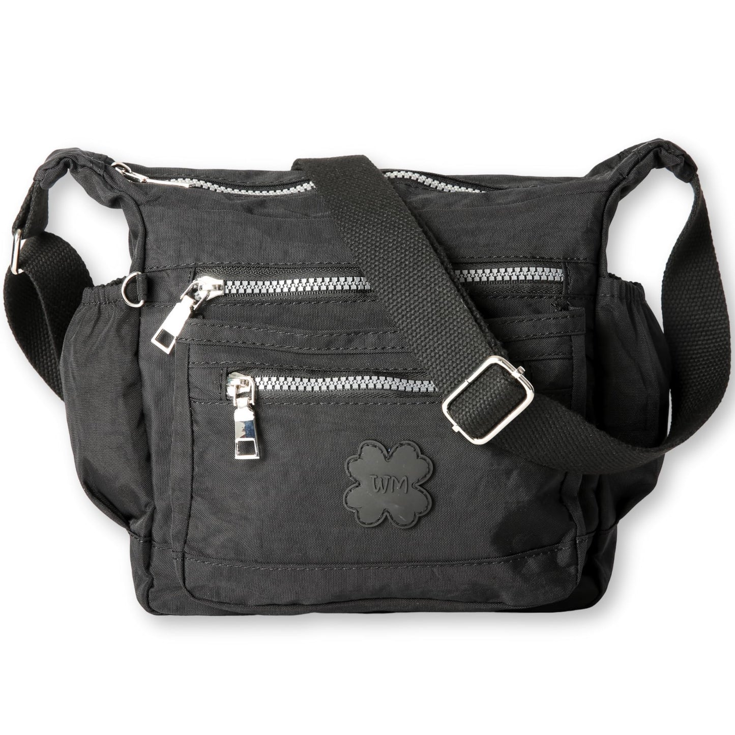 Poppy - Small Vegan Leather Crossbody Shoulder Bag with Tassel Detail & Zip Closure