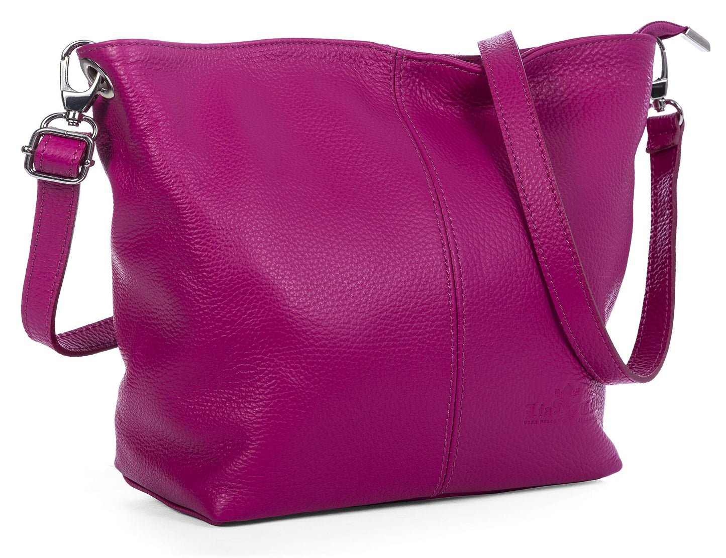 Adal - Genuine Italian Leather Medium Hobo Shoulder Bag Handmade in Florence Tuscany