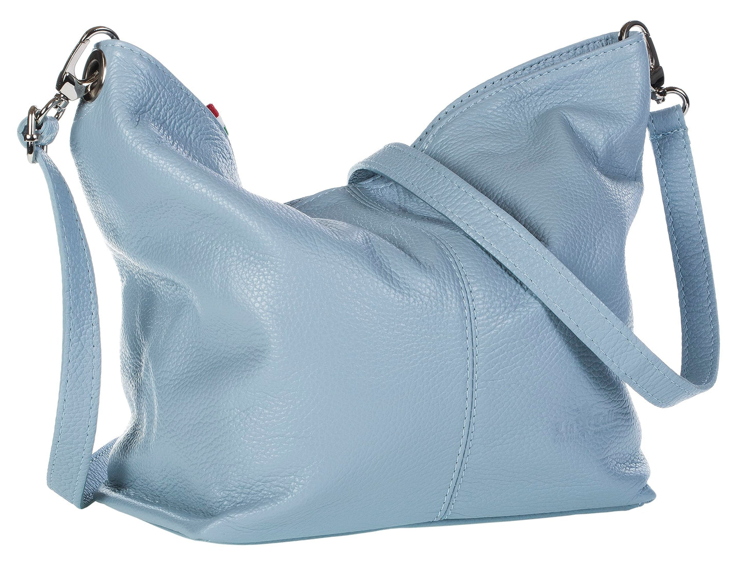 Adal - Genuine Italian Leather Medium Hobo Shoulder Bag Handmade in Florence Tuscany