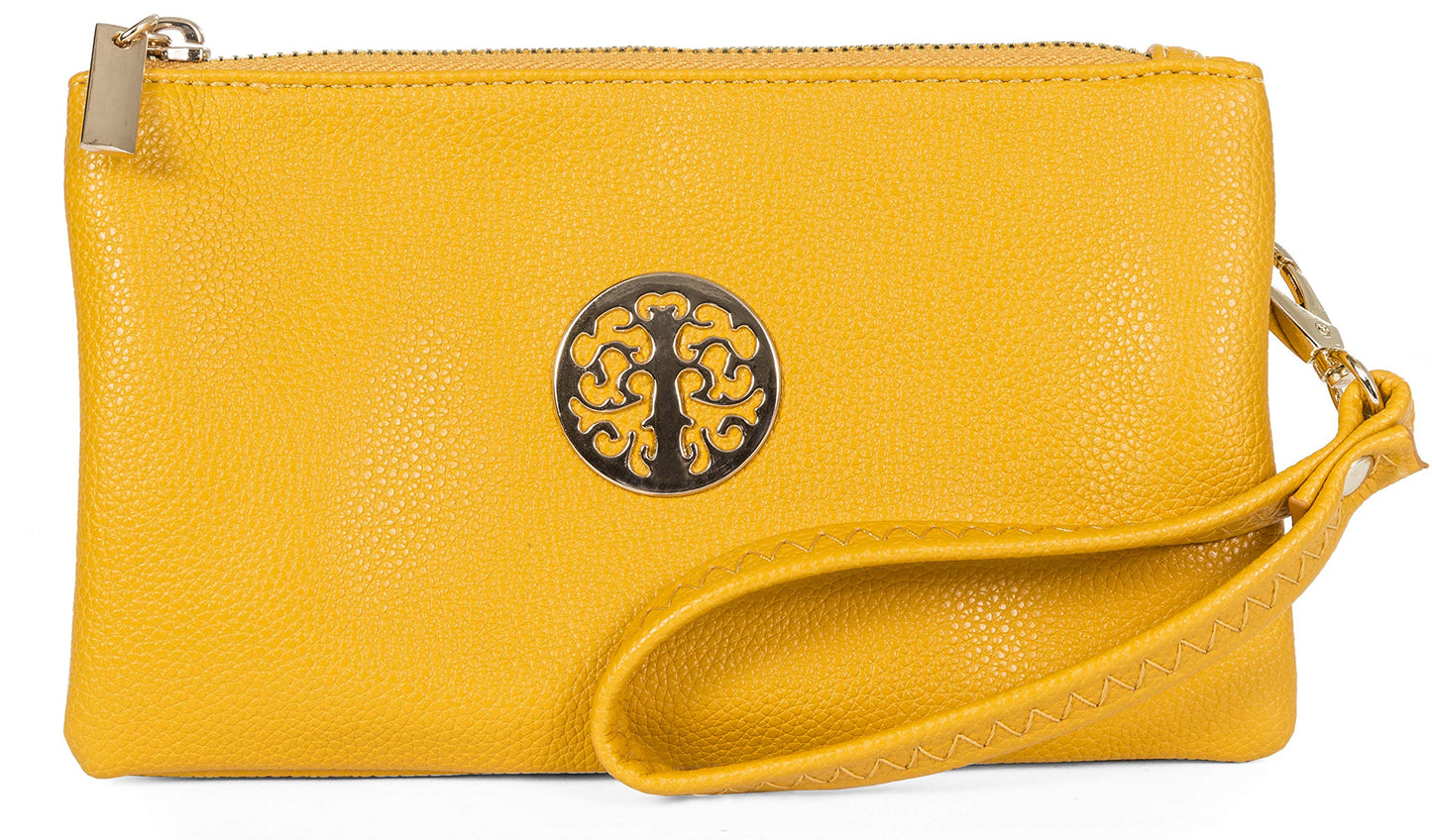 Ivy - Small Vegan Leather Mini Crossbody Phone Bag with Convertible Strap & Lightweight Design