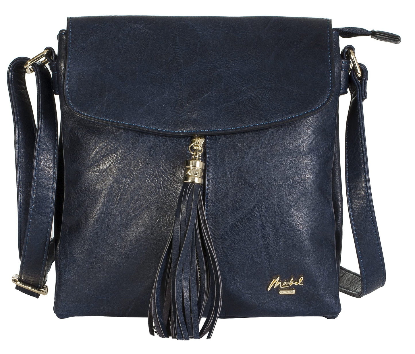 Rosie - Small Vegan Leather Crossbody Shoulder Bag with Zip Closure & Compact Design