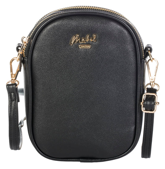 Nova - Vegan Leather Small Crossbody Bag with Adjustable Strap & Zip Closure