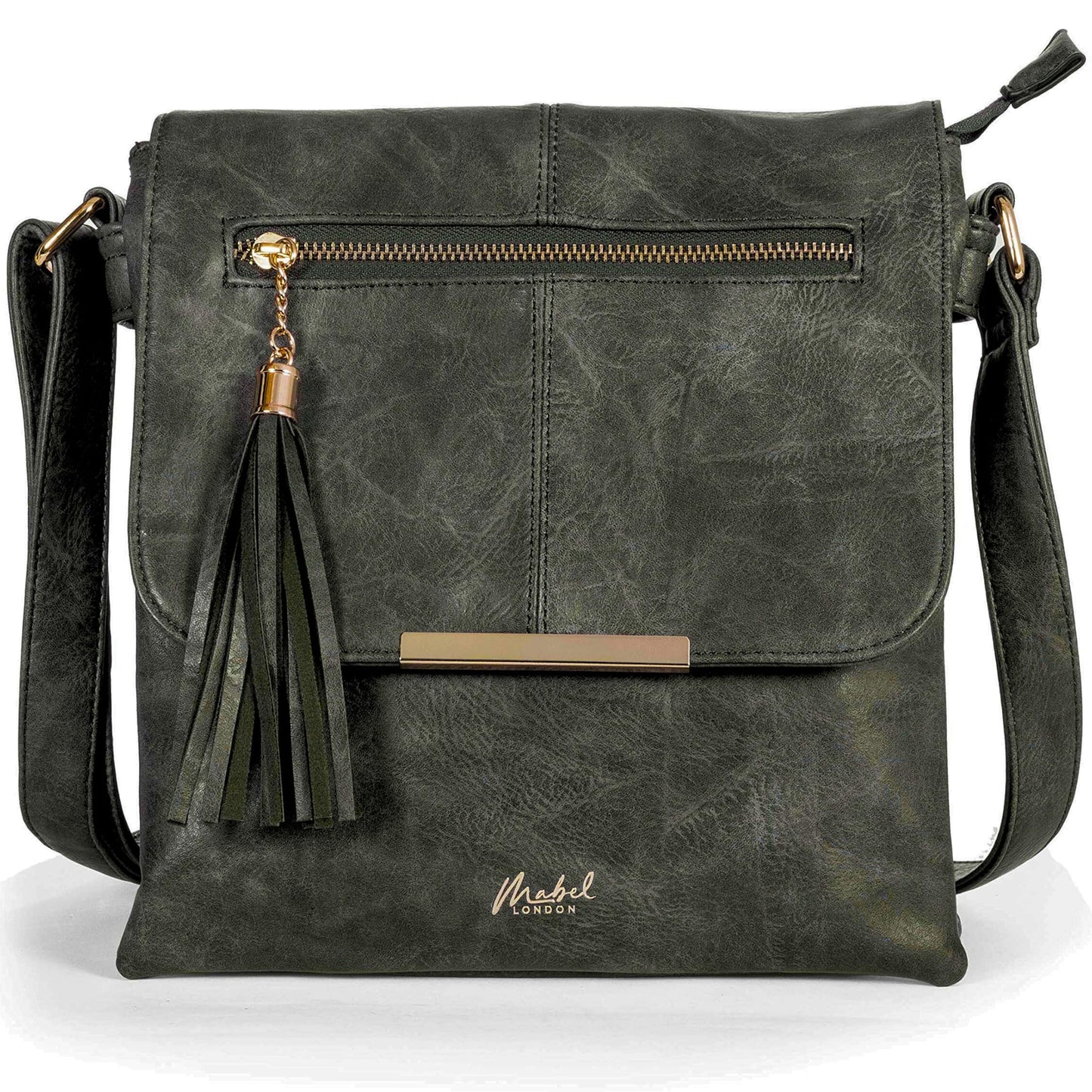 Maya - Faux Leather Crossbody Shoulder Bag with Adjustable Strap for Everyday Use