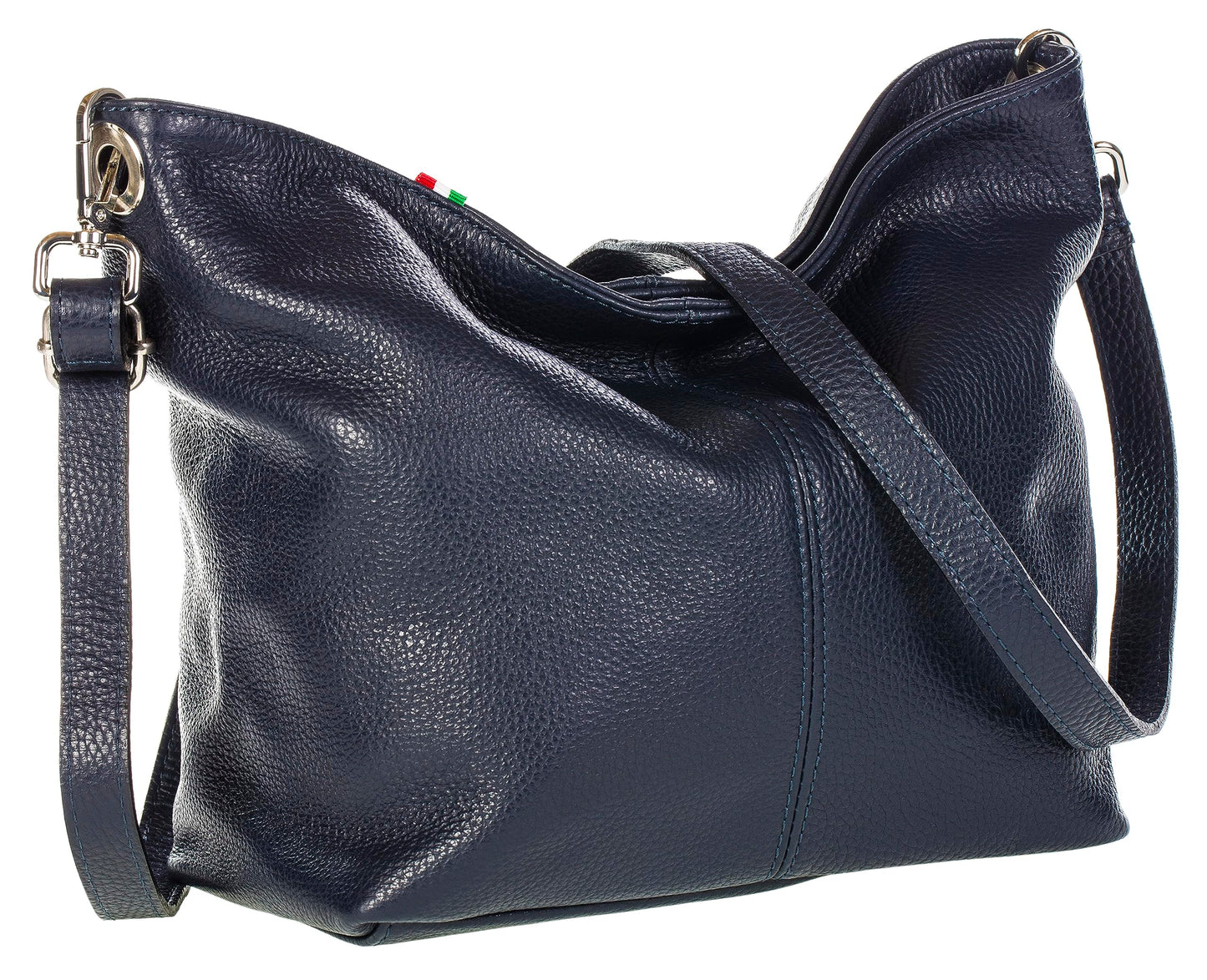 Adal - Genuine Italian Leather Medium Hobo Shoulder Bag Handmade in Florence Tuscany
