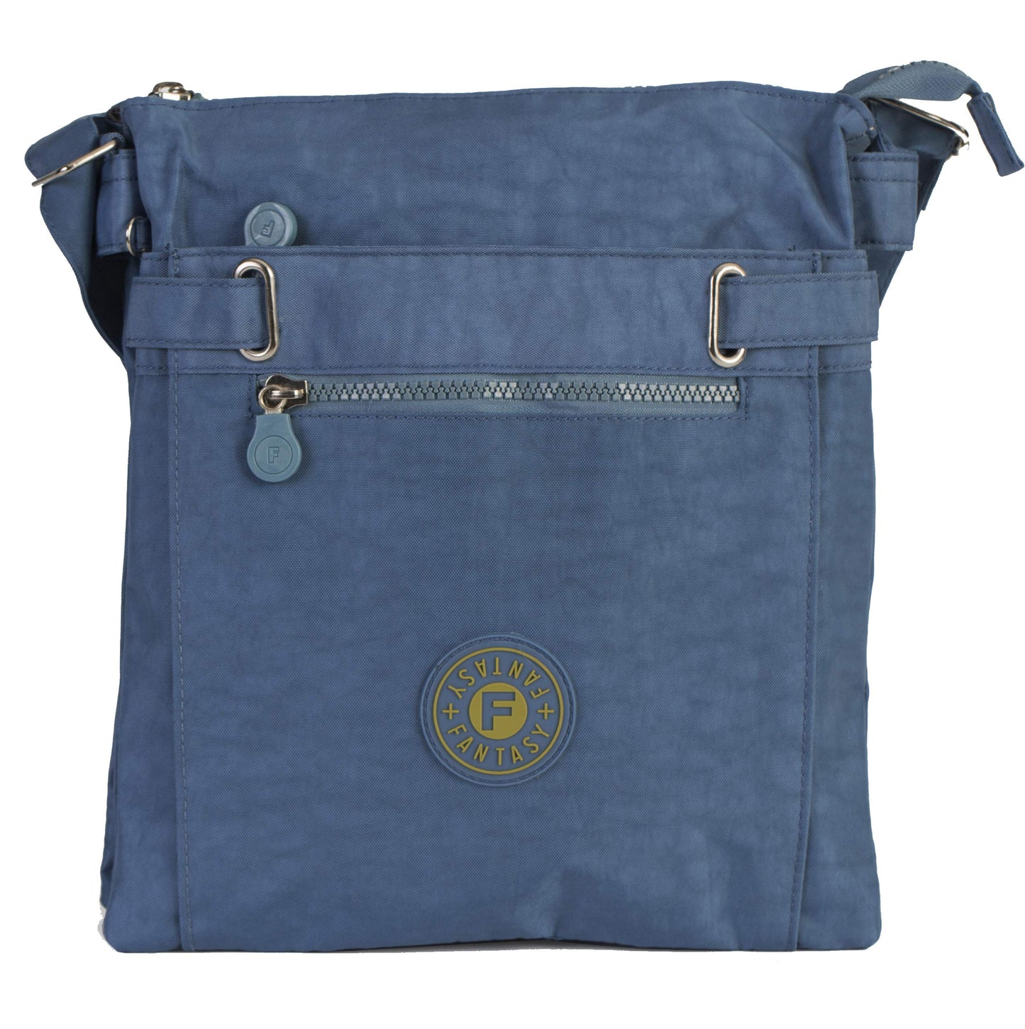 Lydia - Lightweight Fabric Medium Crossbody Shoulder Bag with Multi Compartments