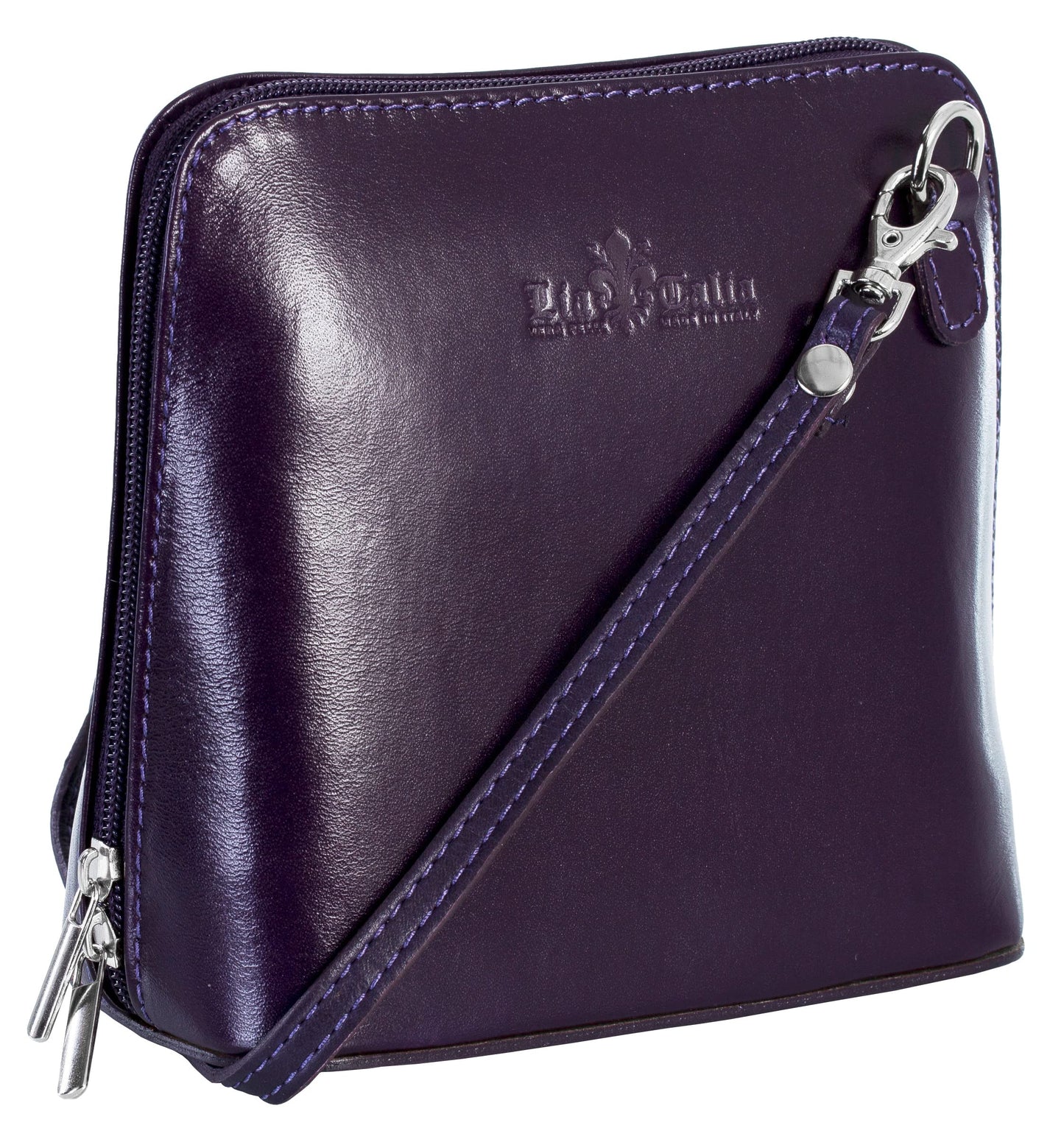 Abby - Genuine Italian Leather Small Crossbody Bag Handmade in Florence Tuscany