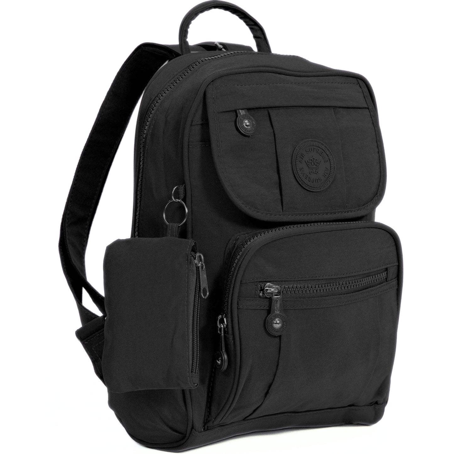 Lacey - Small Rainproof Fabric Mini Backpack with Multi Zip Pockets & Lightweight Design