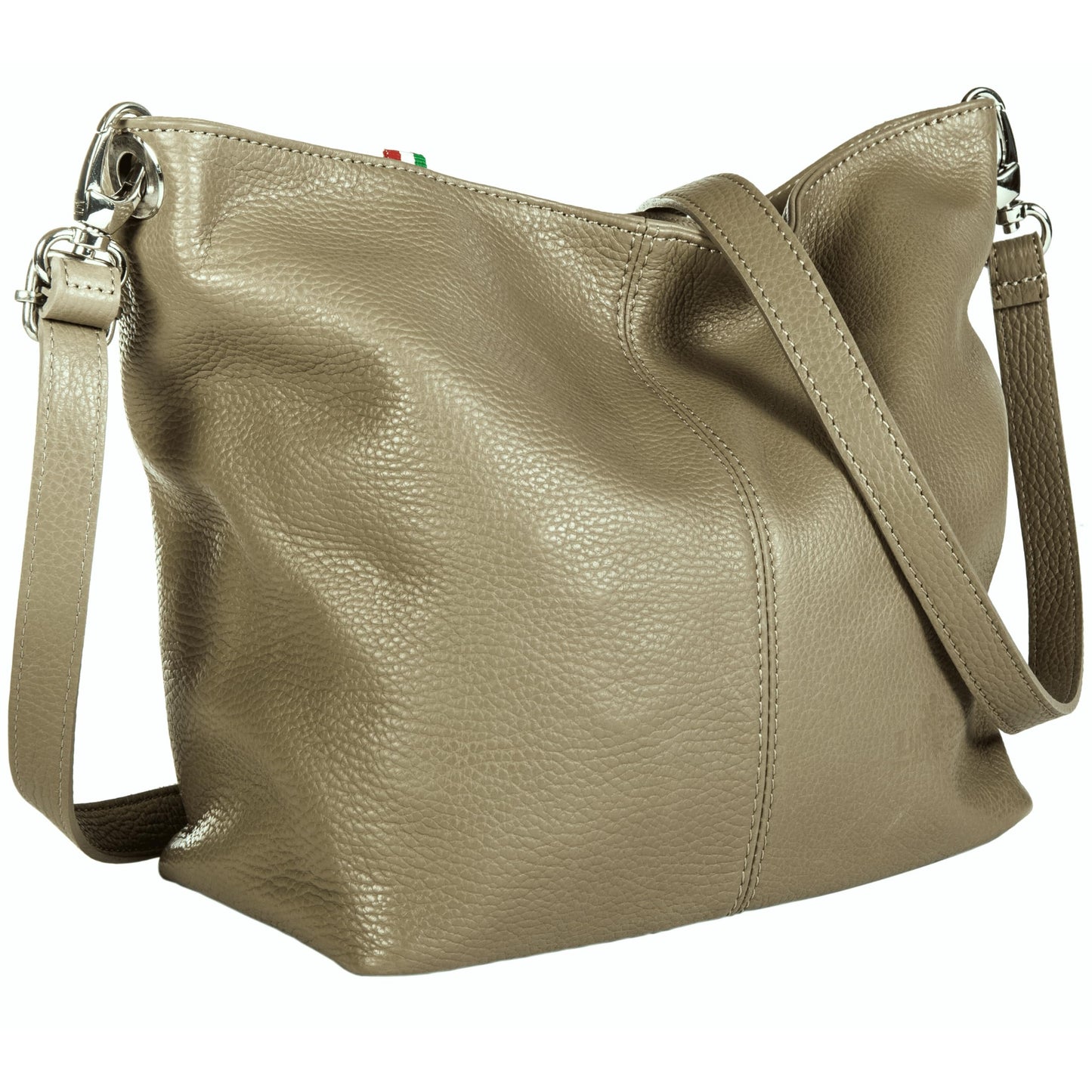 Adal - Genuine Italian Leather Medium Hobo Shoulder Bag Handmade in Florence Tuscany