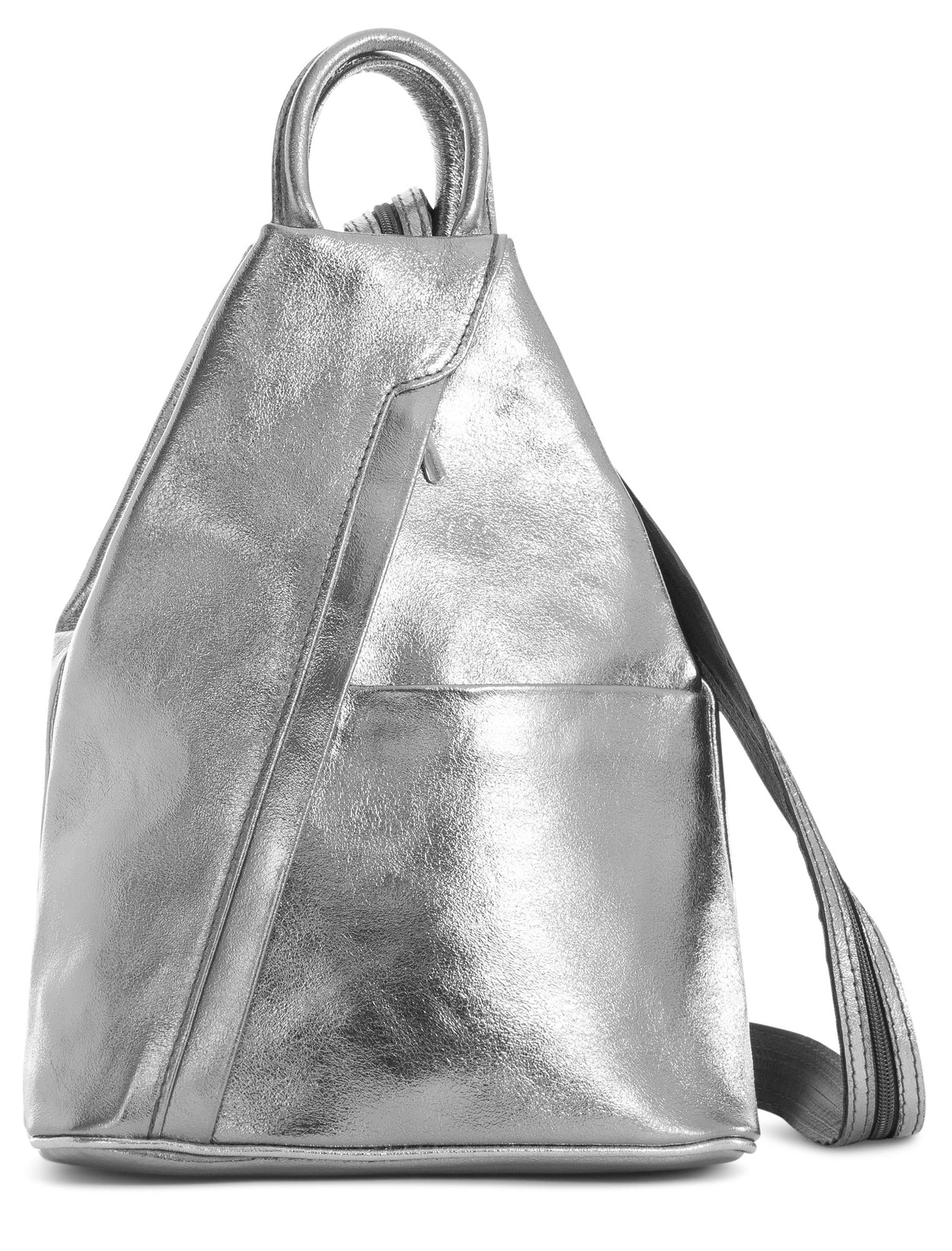 Alex - Genuine Italian Leather Convertible Backpack & Shoulder Tote Handmade in Florence