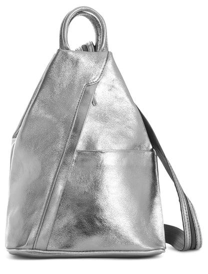 Alex - Genuine Italian Leather Convertible Backpack & Shoulder Tote Handmade in Florence