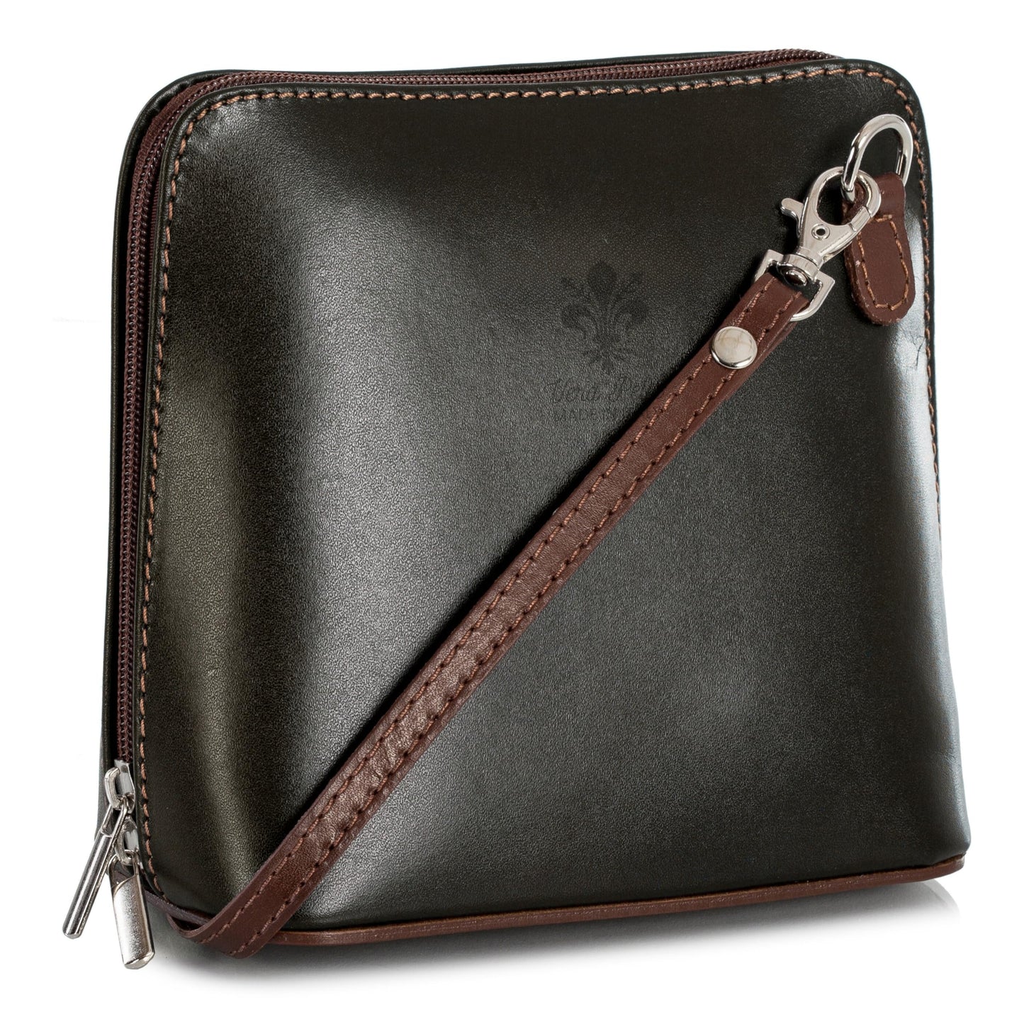 Abby - Genuine Italian Leather Multicoloured Small Crossbody Bag Handmade in Florence Tuscany