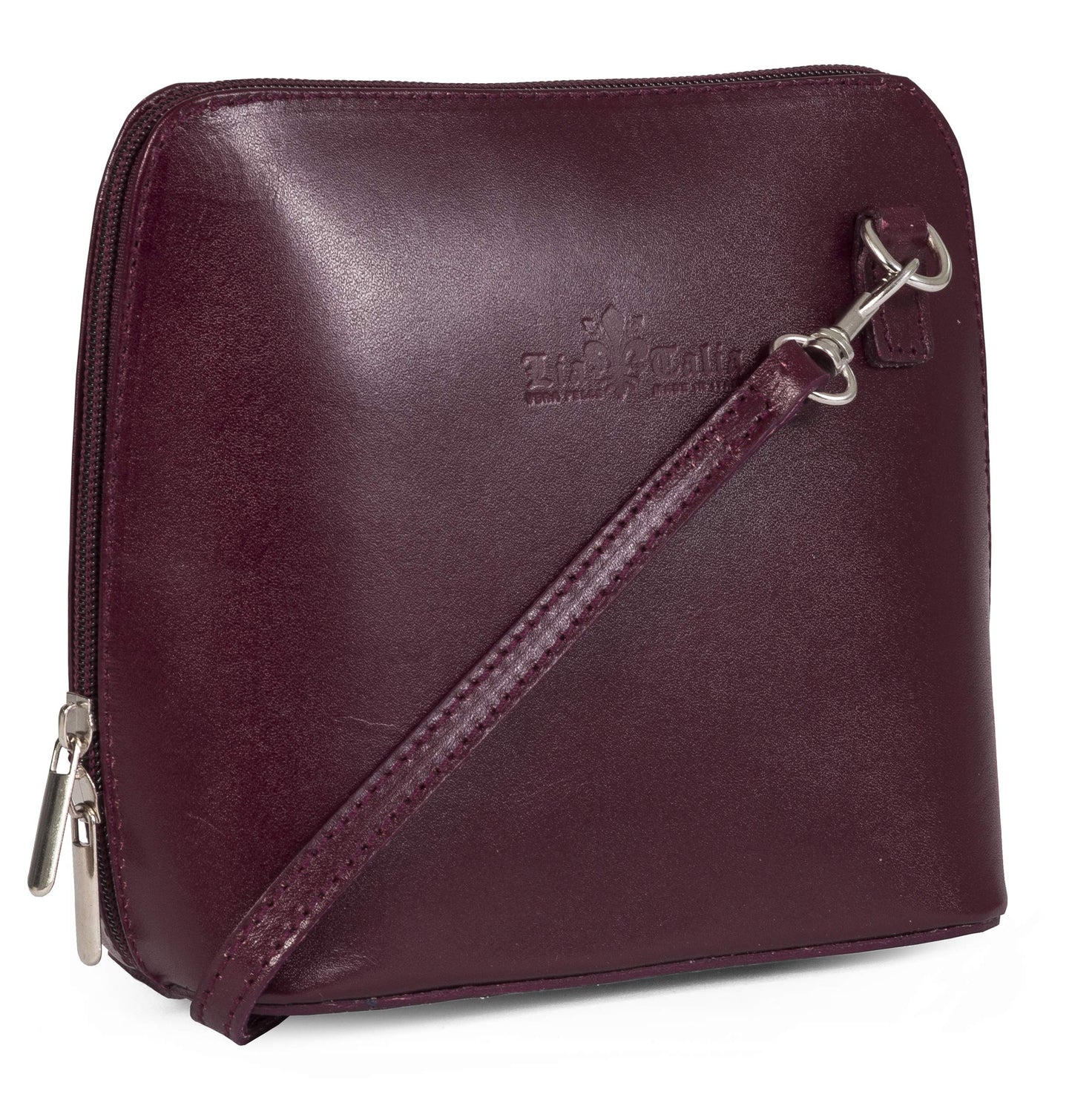 Abby - Genuine Italian Leather Small Crossbody Bag Handmade in Florence Tuscany