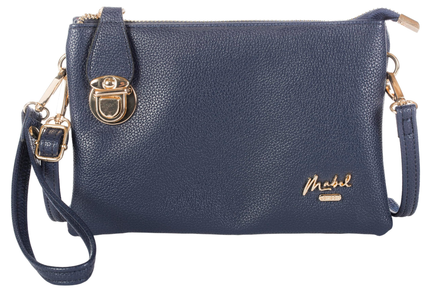 Renee - Vegan Leather Clutch Bag with Detachable Strap & Smart Interior
