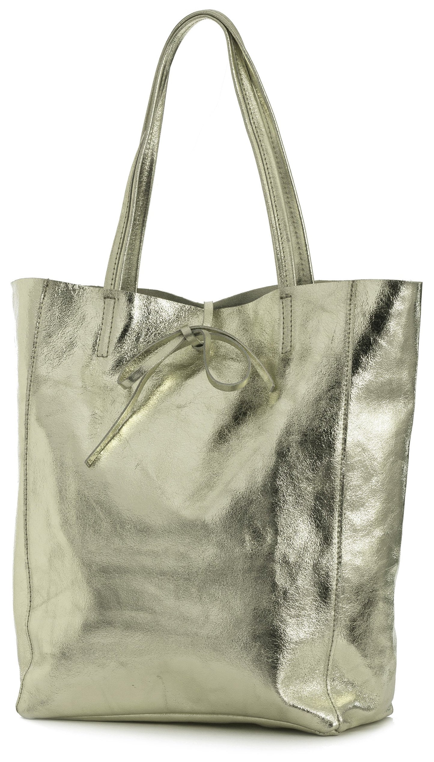 Astrid - Genuine Italian Leather Large Shopper Tote Handmade in Florence Tuscany