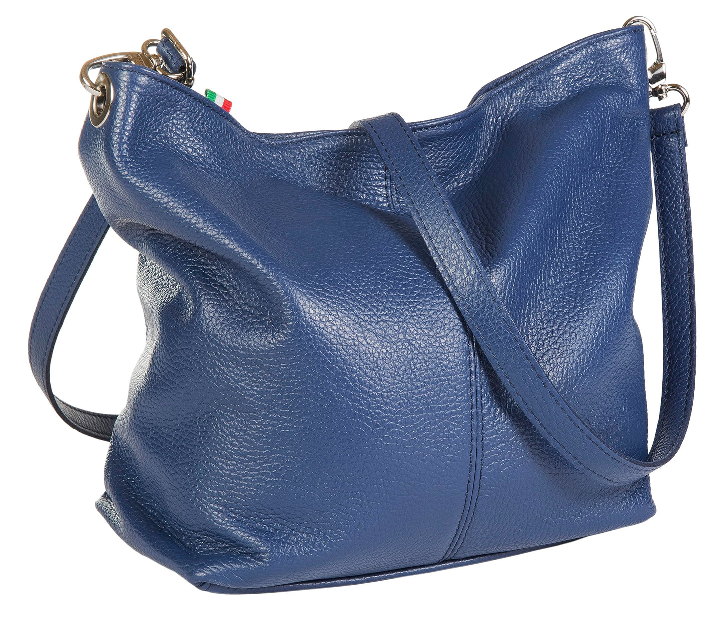 Adal - Genuine Italian Leather Medium Hobo Shoulder Bag Handmade in Florence Tuscany