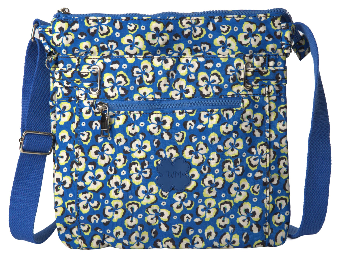 Lydia - Lightweight Fabric Medium Crossbody Shoulder Bag with Multi Compartments