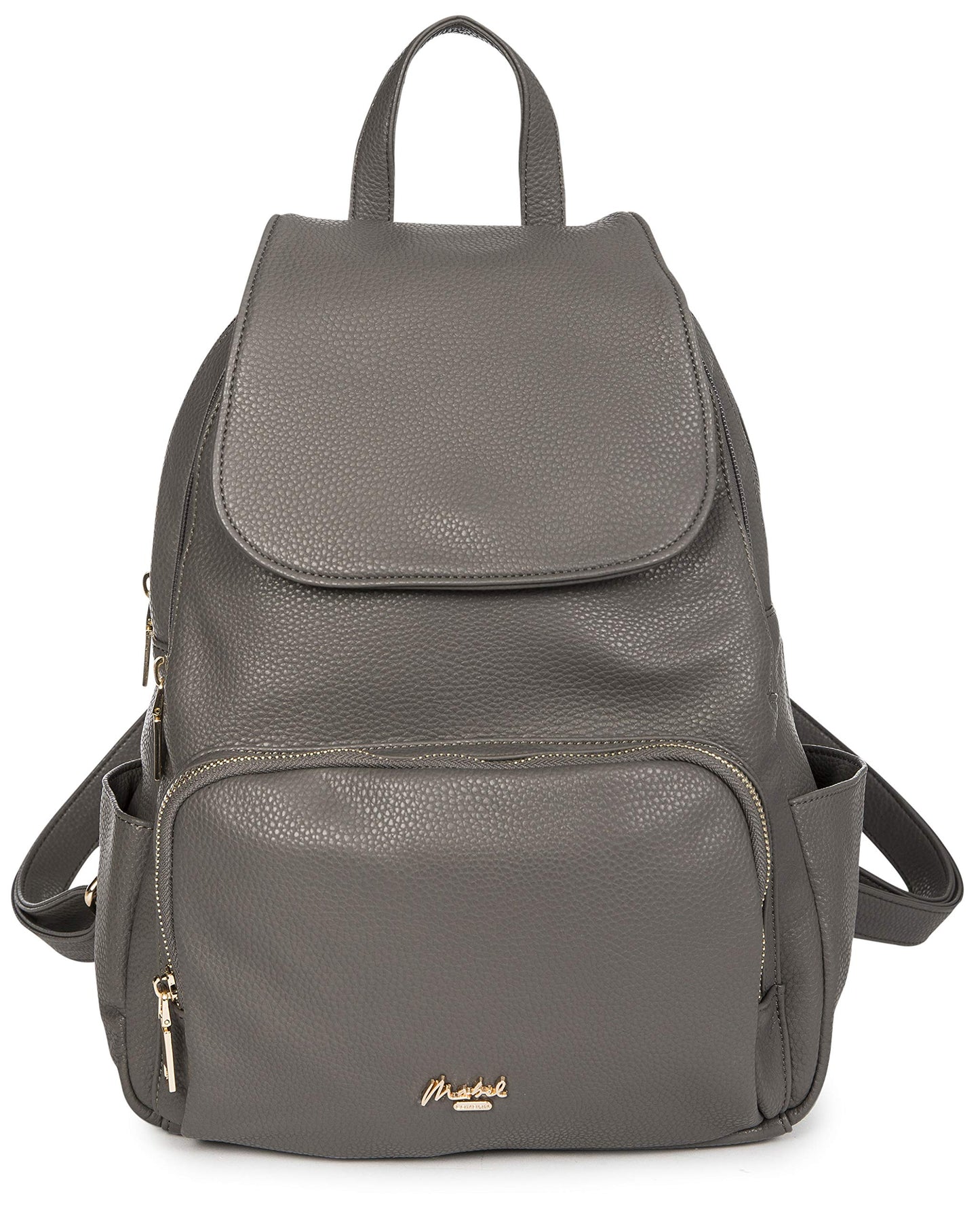 Jade - Large Vegan Leather Tote Shoulder Bag with Spacious Interior & Zip Pockets