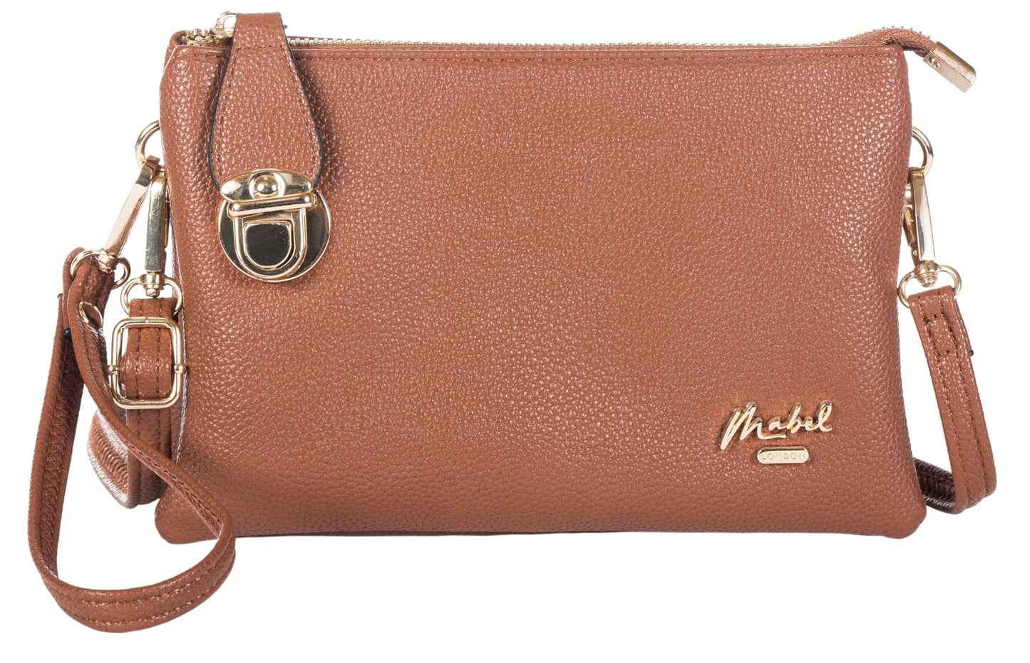 Renee - Vegan Leather Clutch Bag with Detachable Strap & Smart Interior