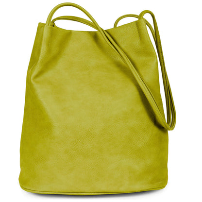 Delilah – Medium Vegan Leather Hobo Shoulder Bag with Pockets