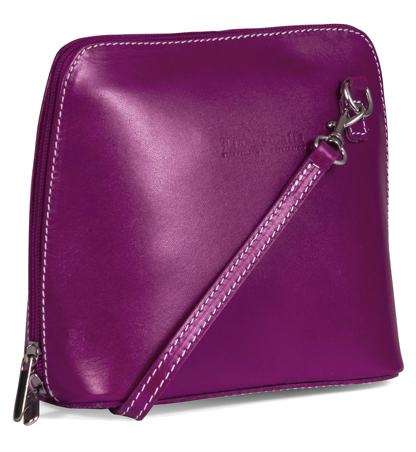 Abby - Genuine Italian Leather Small Crossbody Bag Handmade in Florence Tuscany