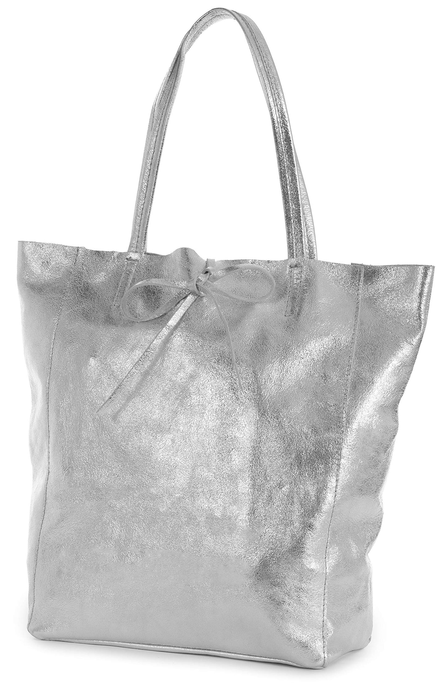 Astrid - Genuine Italian Leather Large Shopper Tote Handmade in Florence Tuscany