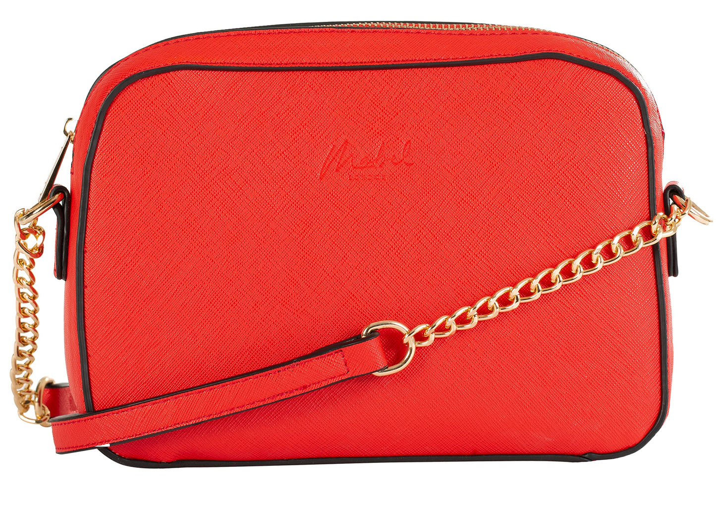 Eden - Vegan Leather Small Crossbody & Shoulder Bag with Back Zip Pocket