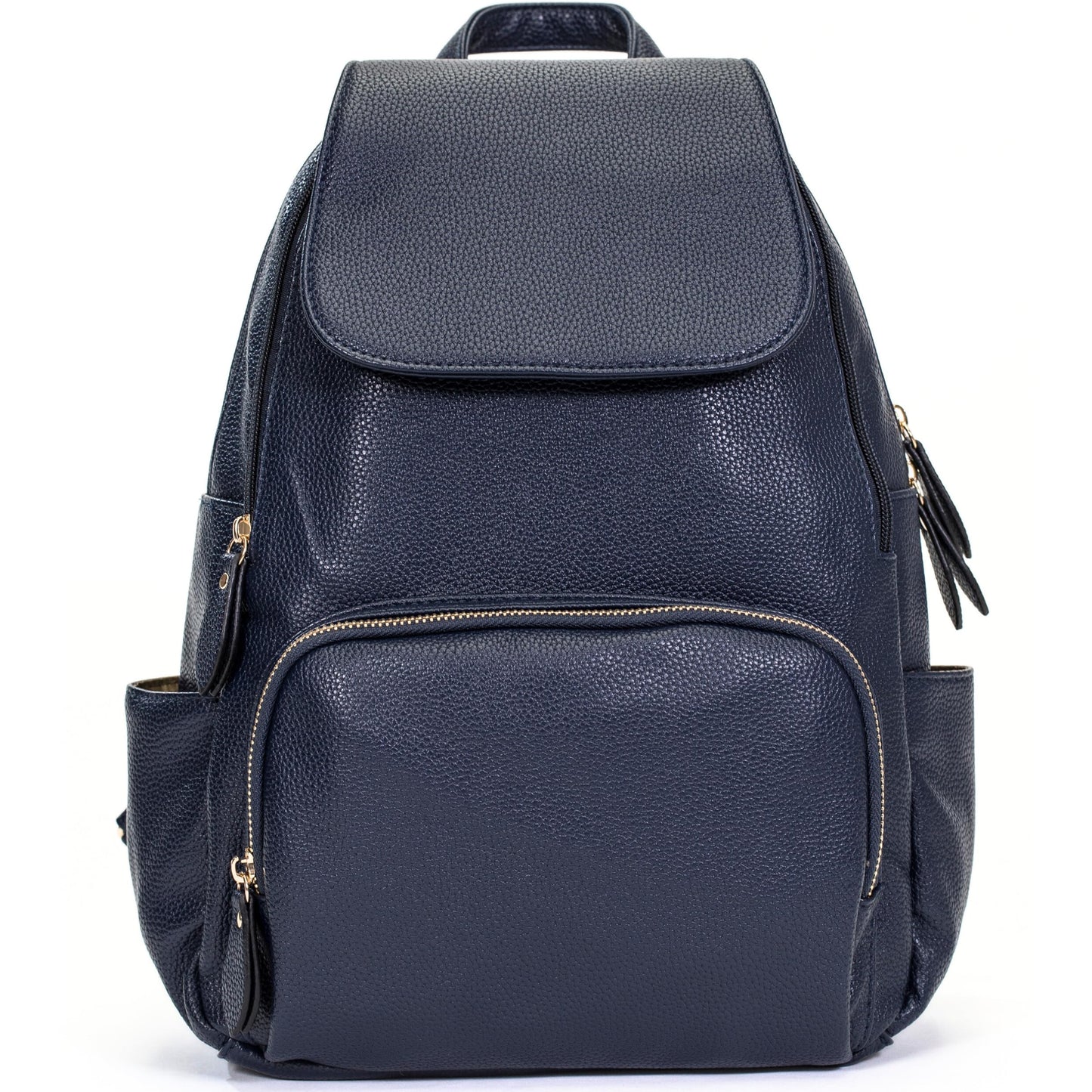 Jade - Large Vegan Leather Tote Shoulder Bag with Spacious Interior & Zip Pockets