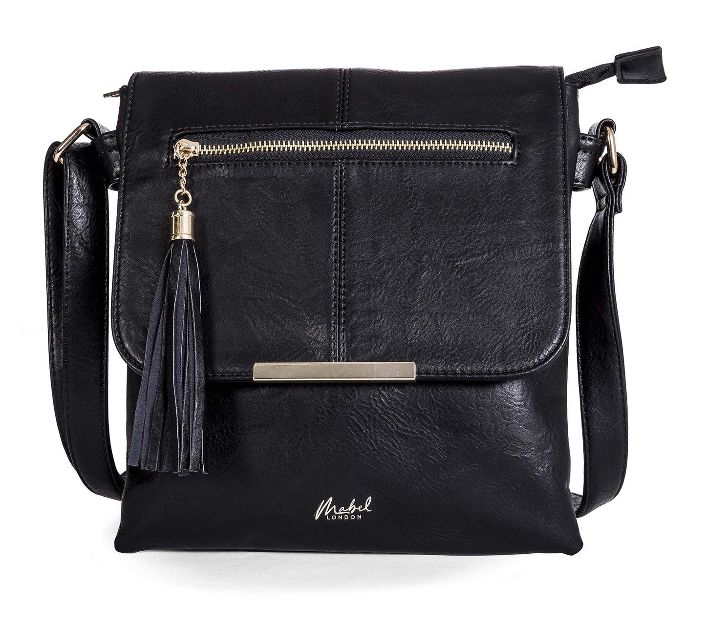 Maya - Faux Leather Crossbody Shoulder Bag with Adjustable Strap for Everyday Use