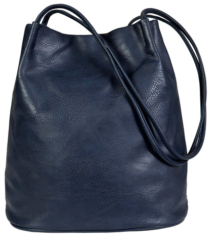 Delilah – Medium Vegan Leather Hobo Shoulder Bag with Pockets