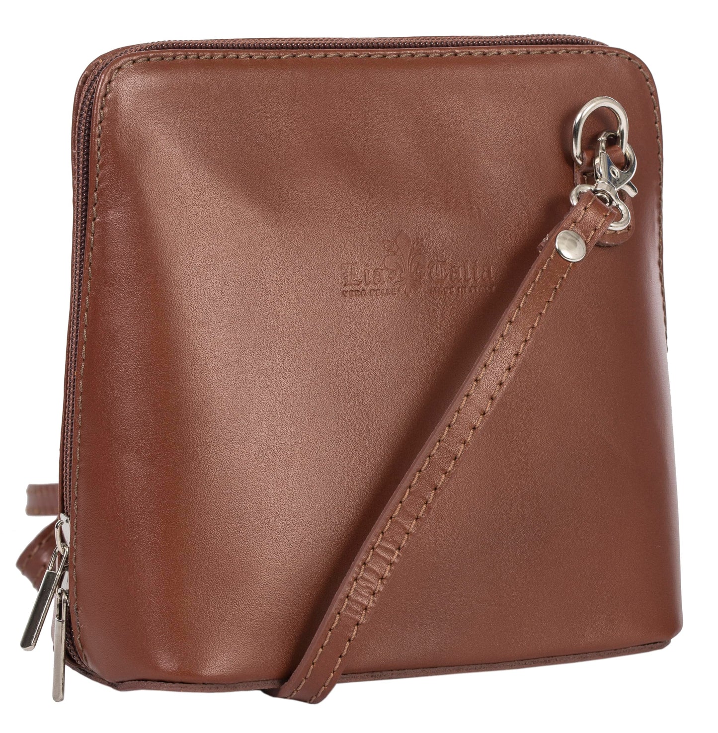 Abby - Genuine Italian Leather Small Crossbody Bag Handmade in Florence Tuscany