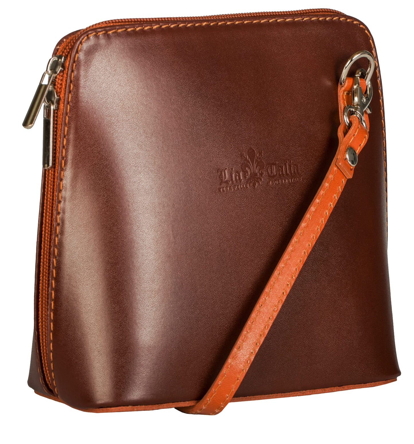 Abby - Genuine Italian Leather Multicoloured Small Crossbody Bag Handmade in Florence Tuscany