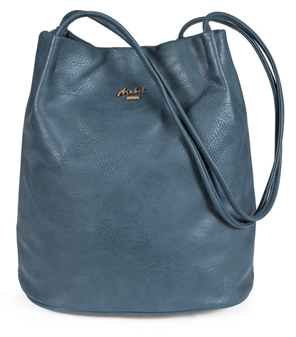 Delilah – Medium Vegan Leather Hobo Shoulder Bag with Pockets
