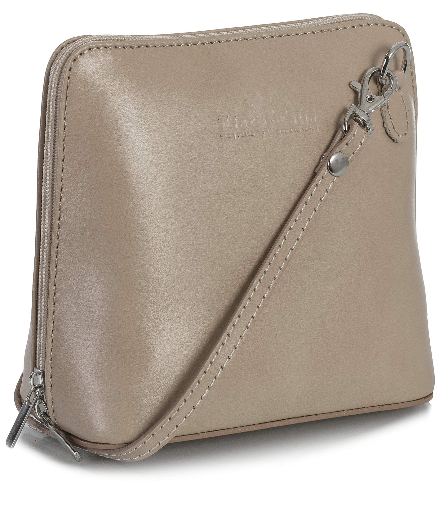 Abby - Genuine Italian Leather Small Crossbody Bag Handmade in Florence Tuscany