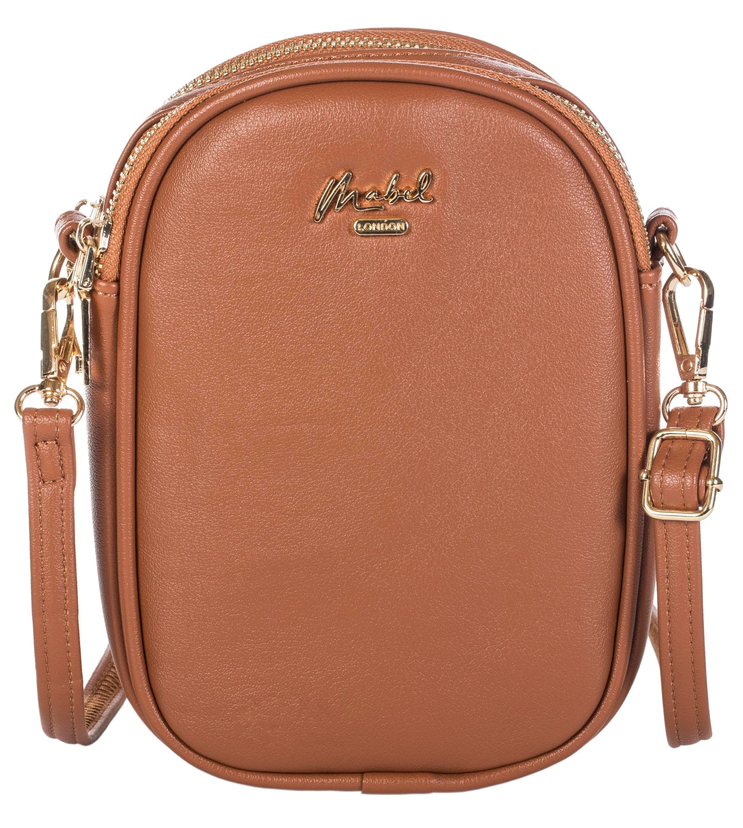 Nova - Vegan Leather Small Crossbody Bag with Adjustable Strap & Zip Closure