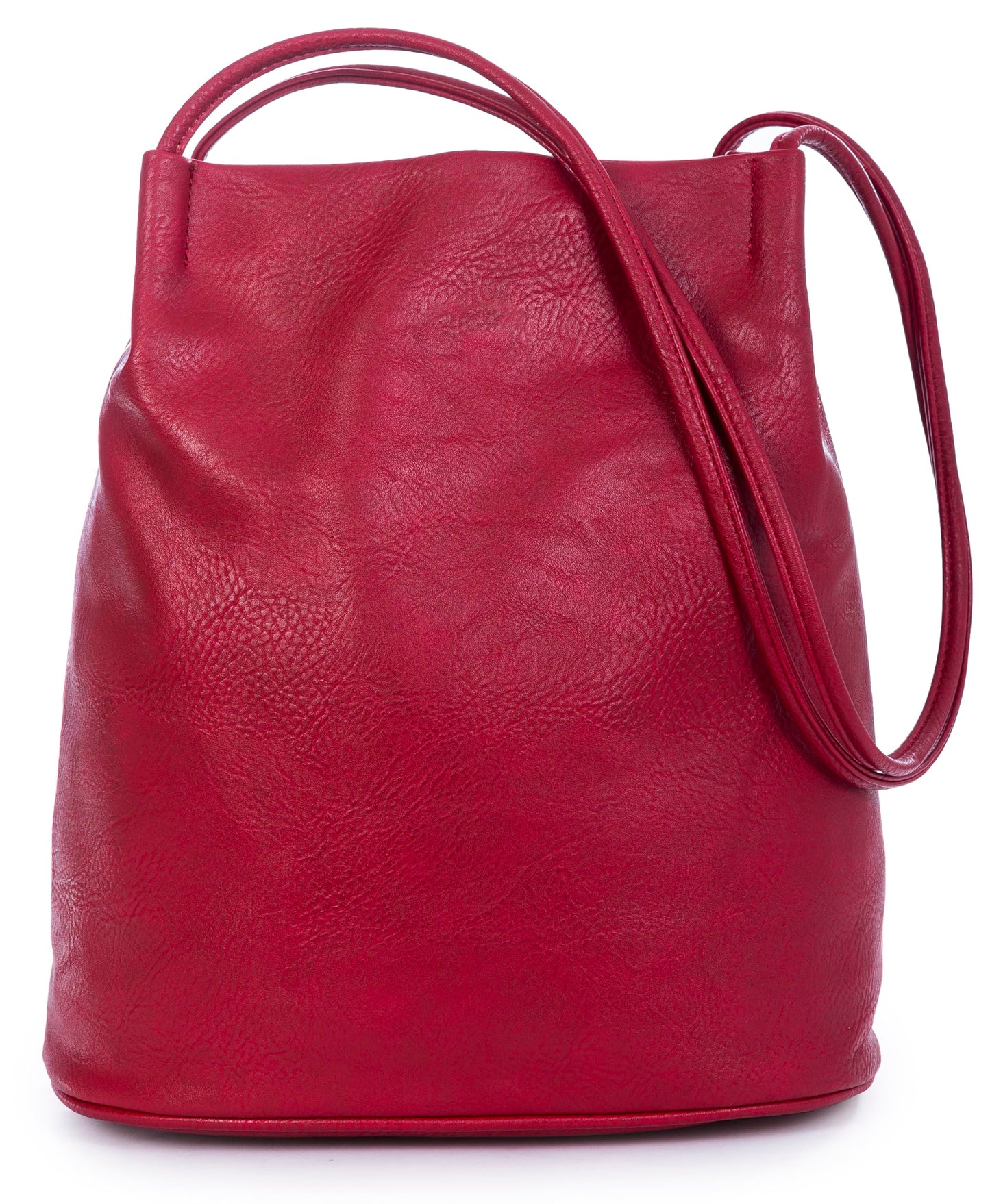 Delilah - Vegan Leather Medium Hobo Shoulder Bag with Pockets & Magnetic Closure
