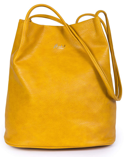 Delilah – Medium Vegan Leather Hobo Shoulder Bag with Pockets
