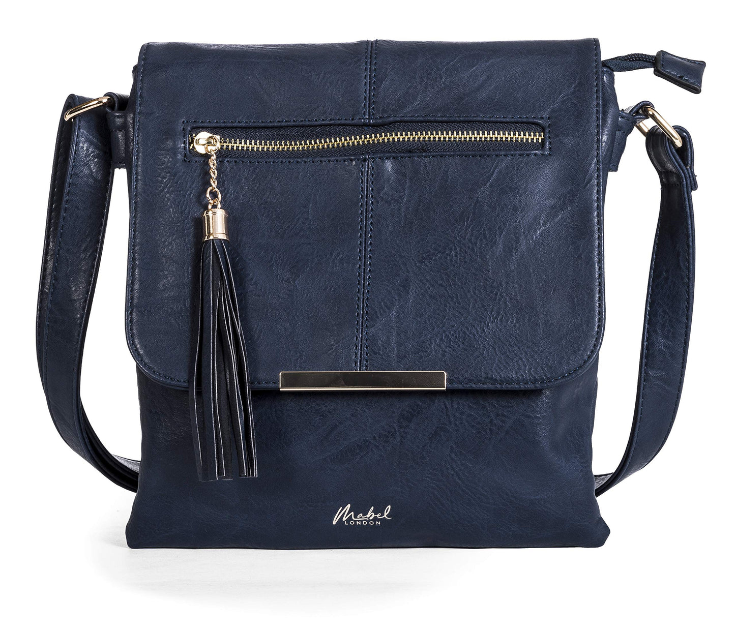 Maya - Faux Leather Crossbody Shoulder Bag with Adjustable Strap for Everyday Use