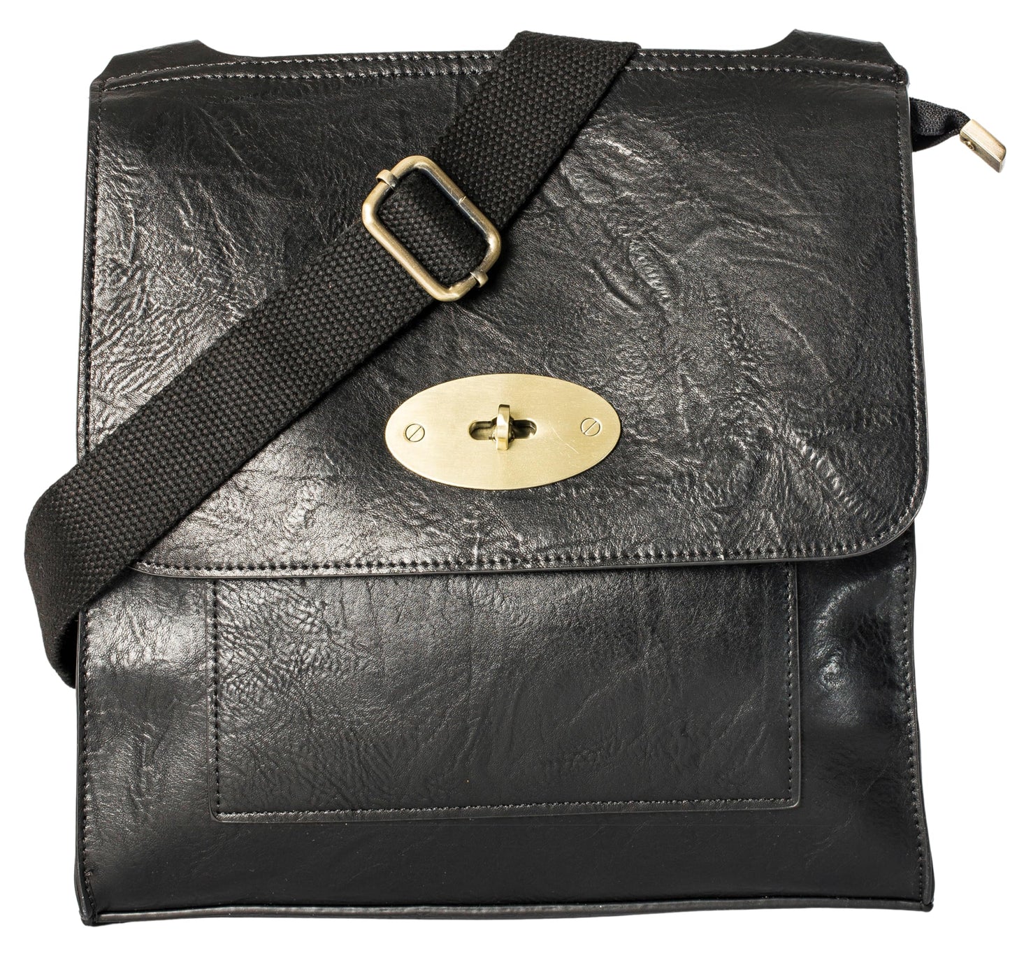 Nadia - Medium Vegan Leather Crossbody Shoulder Bag with Adjustable Strap & Sleek Design