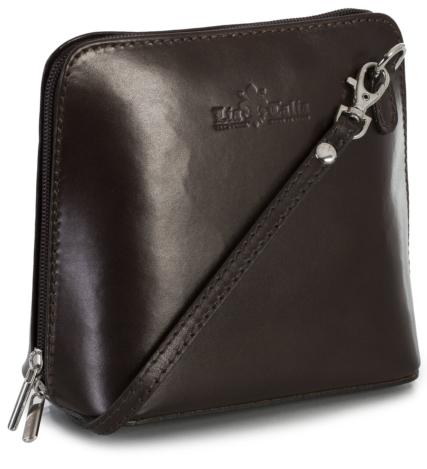 Abby - Genuine Italian Leather Small Crossbody Bag Handmade in Florence Tuscany