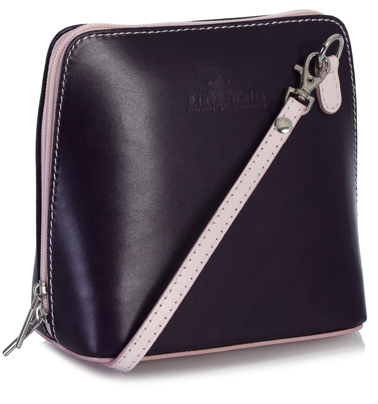 Abby - Genuine Italian Leather Multicoloured Small Crossbody Bag Handmade in Florence Tuscany