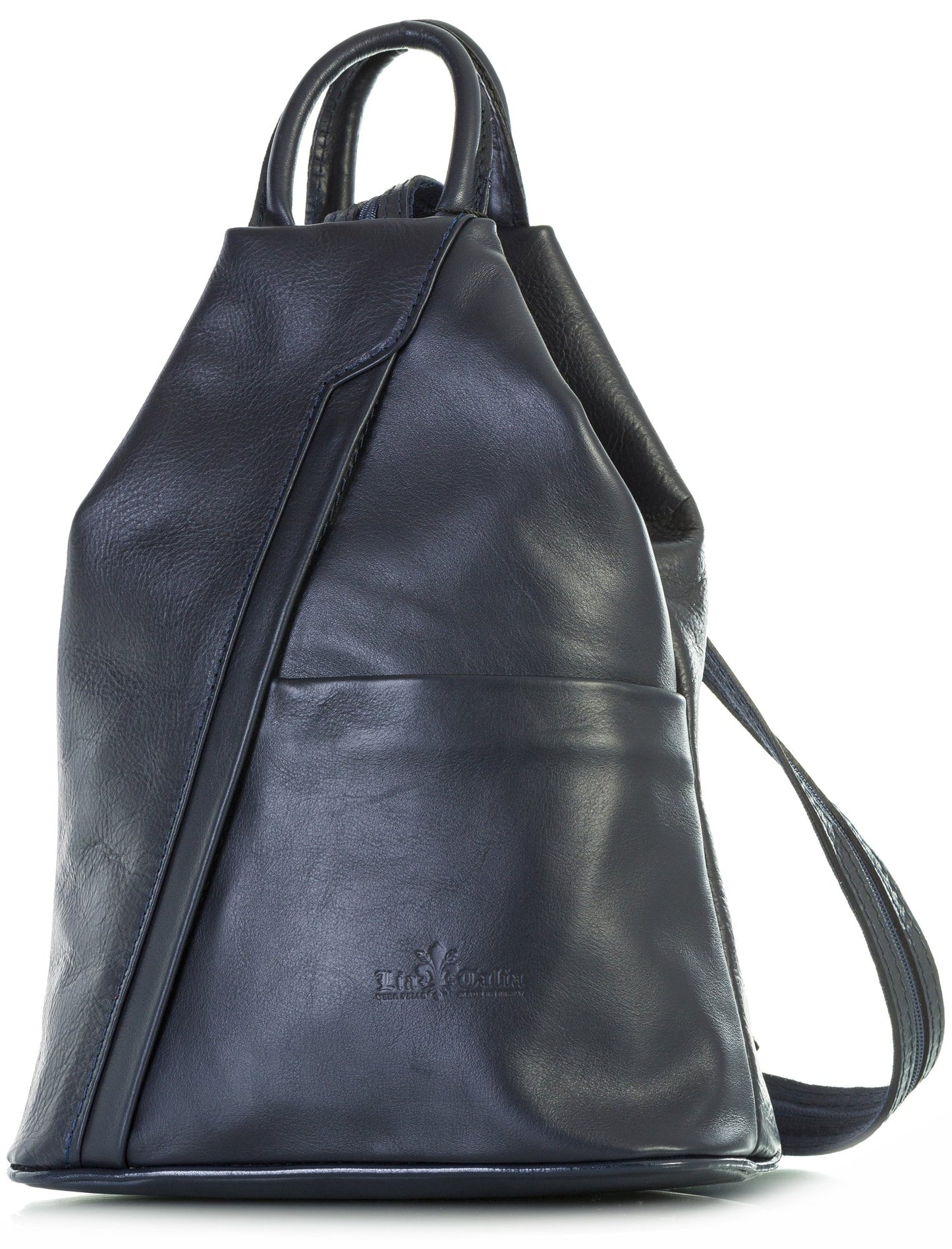 Alex - Genuine Italian Leather Convertible Backpack & Shoulder Tote Handmade in Florence