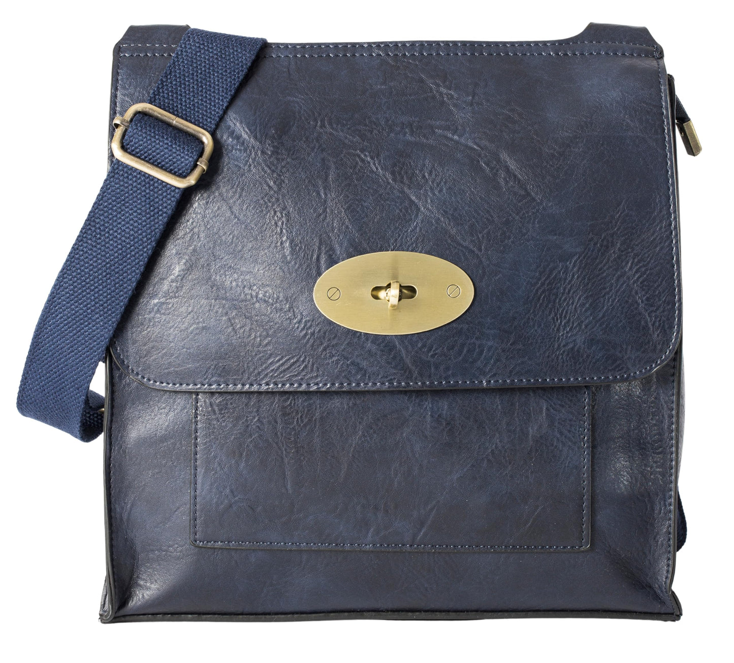 Nadia - Medium Vegan Leather Crossbody Shoulder Bag with Adjustable Strap & Sleek Design