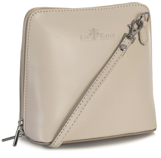 Abby - Genuine Italian Leather Small Crossbody Bag Handmade in Florence Tuscany