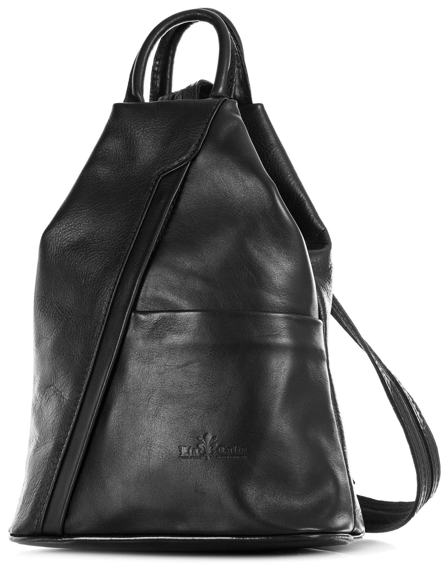 Alex - Genuine Italian Leather Convertible Backpack & Shoulder Tote Handmade in Florence